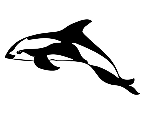 Printy 4924 Tauchstempel 27 Taucherstempel Orca SCHWARZ BLAU